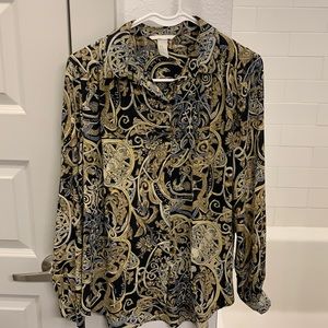H&M long sleeve blouse